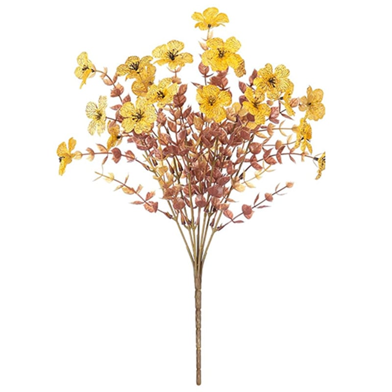 💐 summerwins Colorful UV Resistant Fake Flower Bouquet 🌸 Decorative Artificial Floral Arrangement for Home, Garden, Party & Wedding Decor