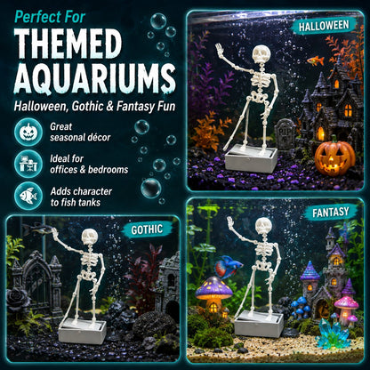 💀Air-Driven Dancing Skeleton Aquarium Ornament