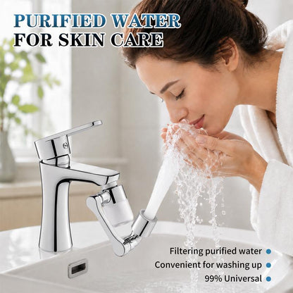 3D Filter Faucet Set - Multi-Angle Swivel Faucet Aerator with 3 Included Filter