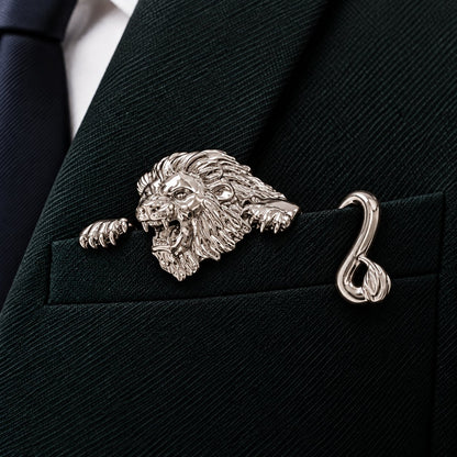 ✨ Luxury Sculpted Animal Brooch – Premium Statement Piece for Suits & Blazers