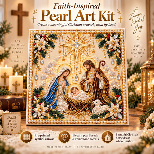 🙏✝️DIY Christian Pearl Artwork Kit