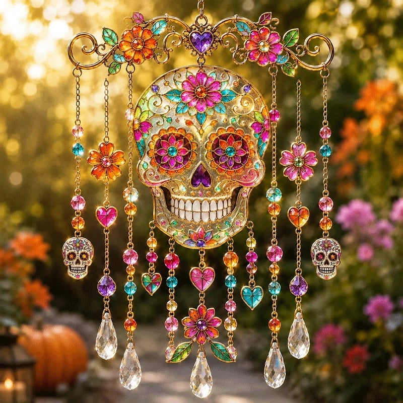 🔥Last Day 49% OFF - Halloween Suncatcher Wind Chime