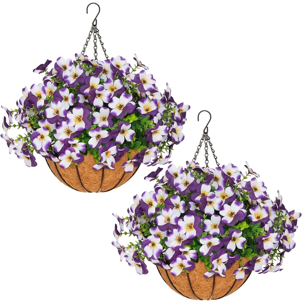 2 Pcs [purple white]