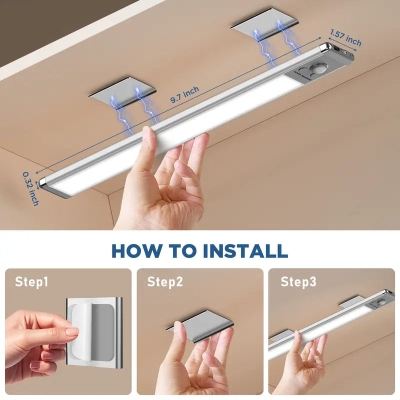 🥳2026 HOT SALE🥳💞50K+ SOLD-Punch-free Smart Sensor Magnetic Rechargeable LED Lights