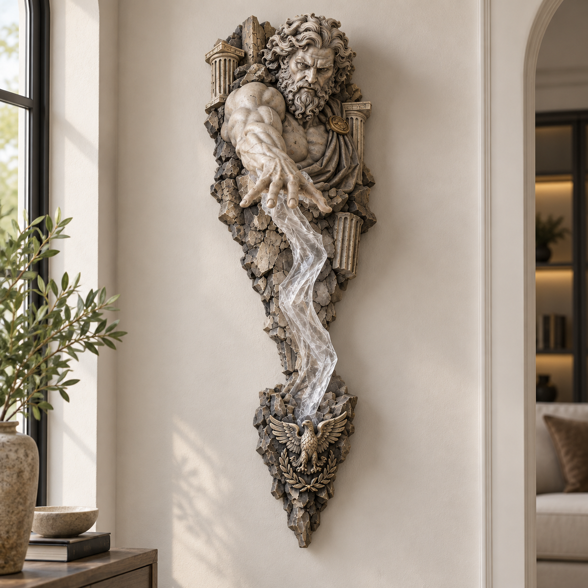 ⏰ Limited Stock 50% OFF  ⚡🌊 Mythological Sculpture Wall Lamp Collection 🏛✨