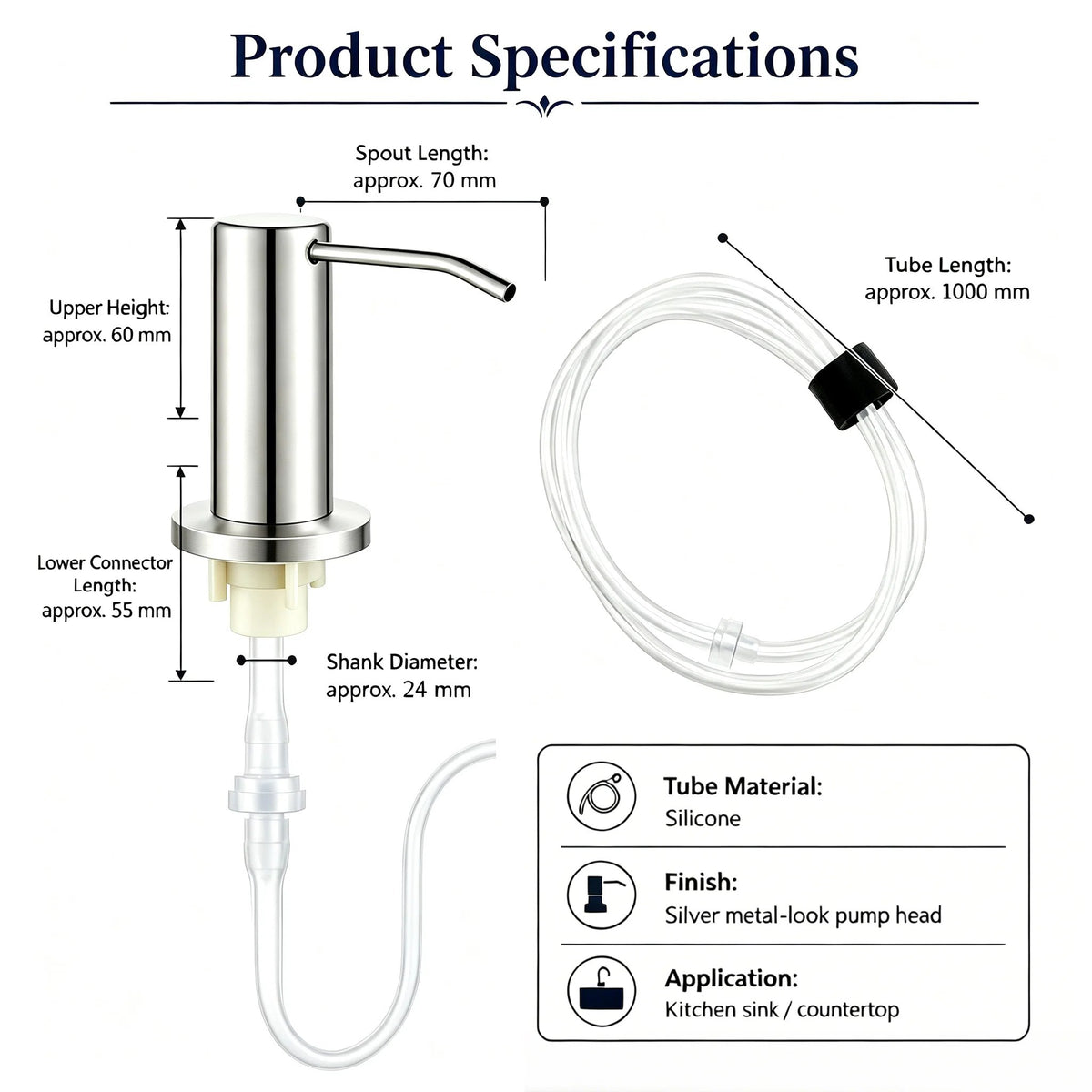 🔥Last Day 48% OFF - Kitchen Sink Soap Dispensers✨