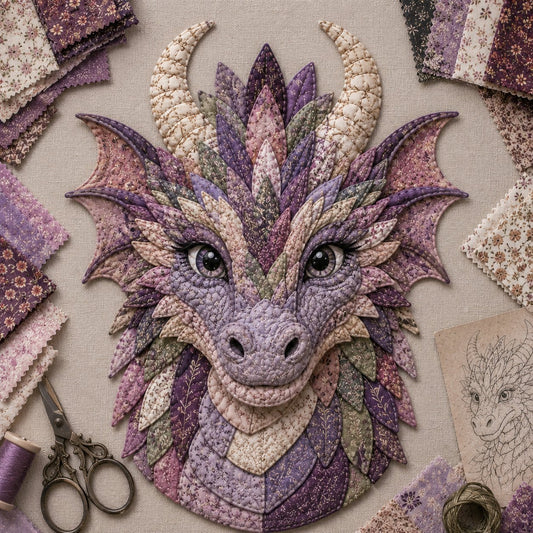 🐉✨Dragon Patchwork DIY Kit