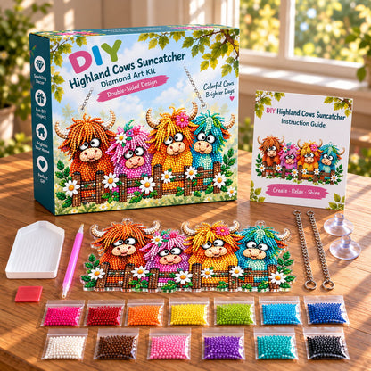 🔥Last Day 50% OFF - 🐦✨ Sunny Birds Diamond Art Suncatcher DIY Kit