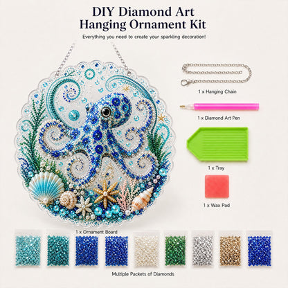 🔥BUY 3 GET 1 FREE  - 🌊✨Ocean Pearl Art DIY Hanging Ornament Kit