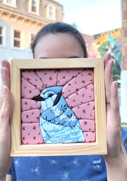 🔥Last Day 49% OFF - 🧵 Kinusaiga Fabric Art Kit | No-Sew DIY Textile Craft Set