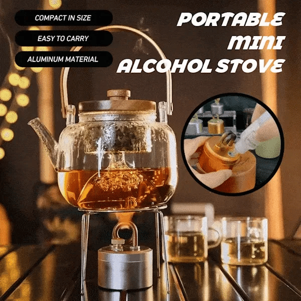 🎉LAST DAY 49% OFF -🔥High-Power Portable Mini Outdoor Spirit Burner & Alcohol Stove🍵