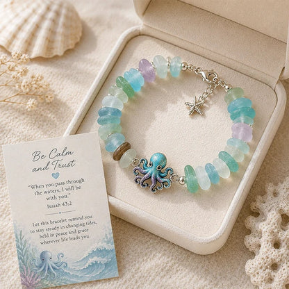 Sea Glass Blessing Bracelet