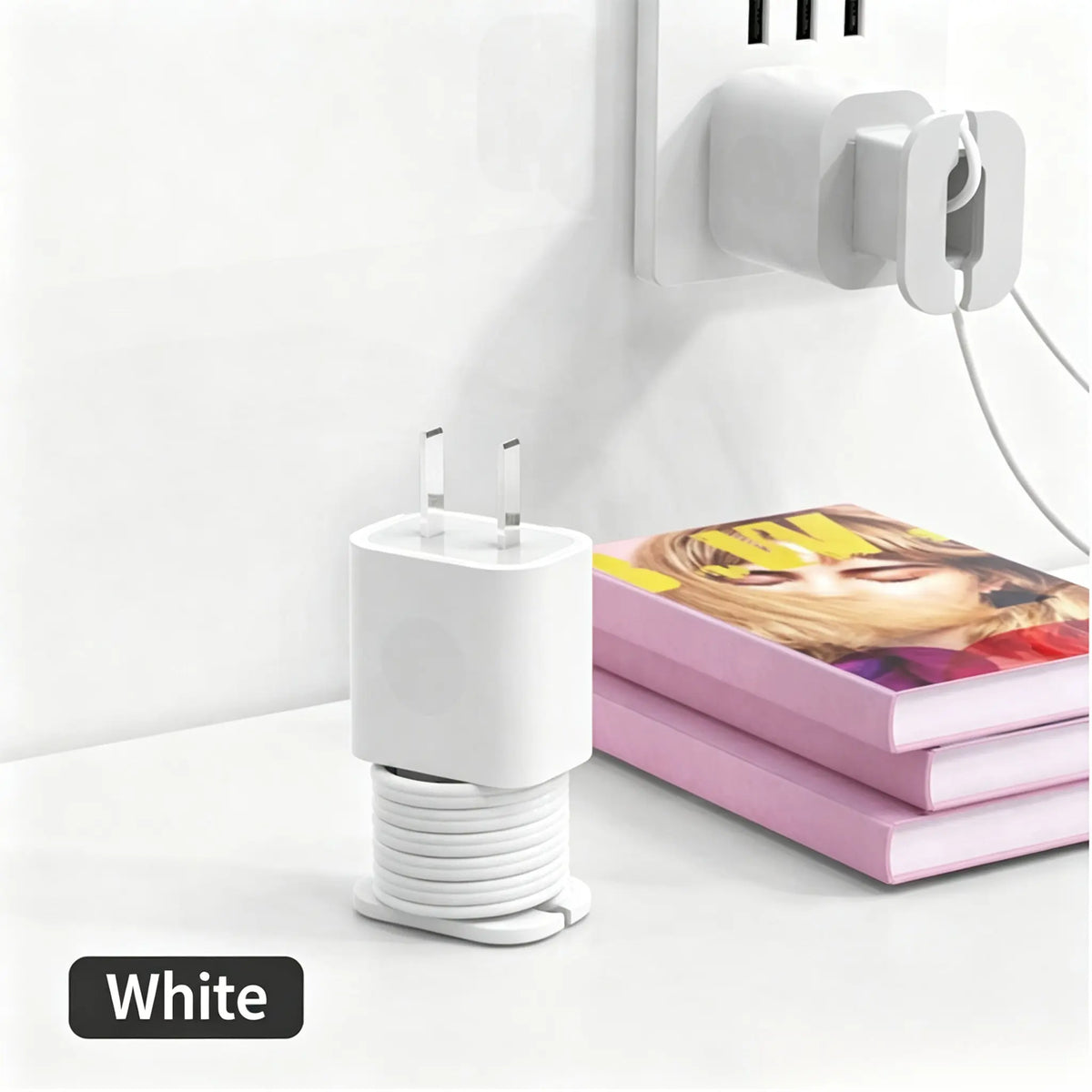 2-in-1 Silicone Charger Protector with Cord Wrap for 18W/20W Adapters ✅