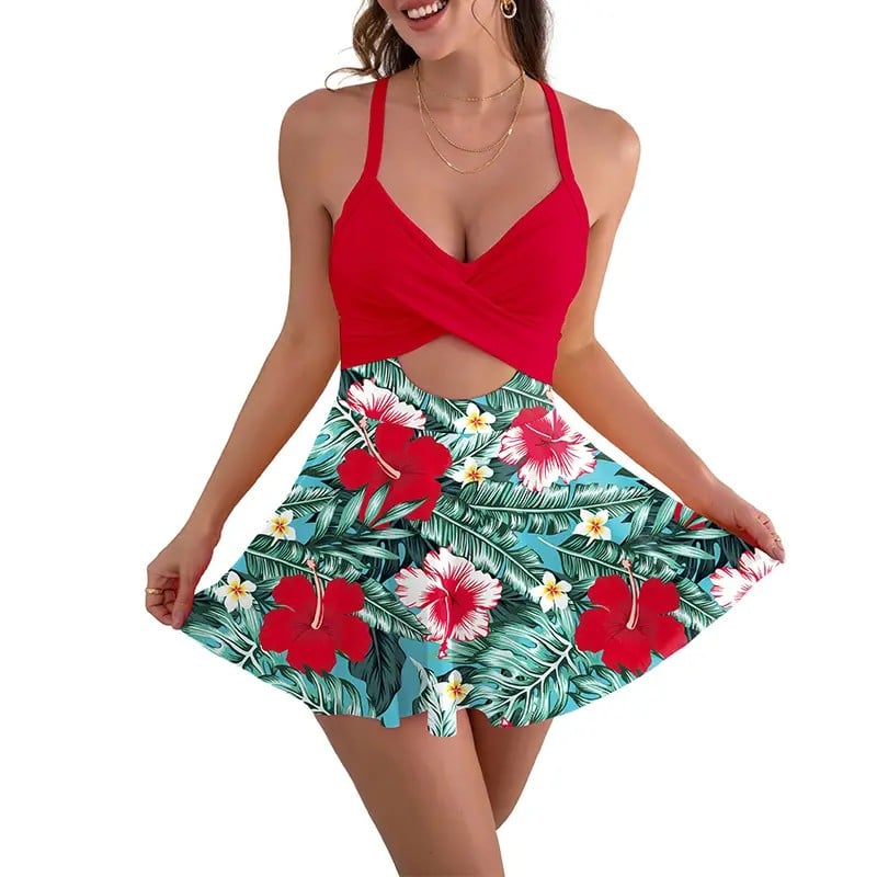 Red,Floral