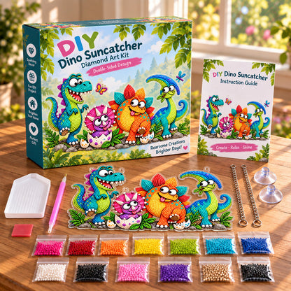 🔥Last Day 50% OFF - 🐦✨ Sunny Birds Diamond Art Suncatcher DIY Kit