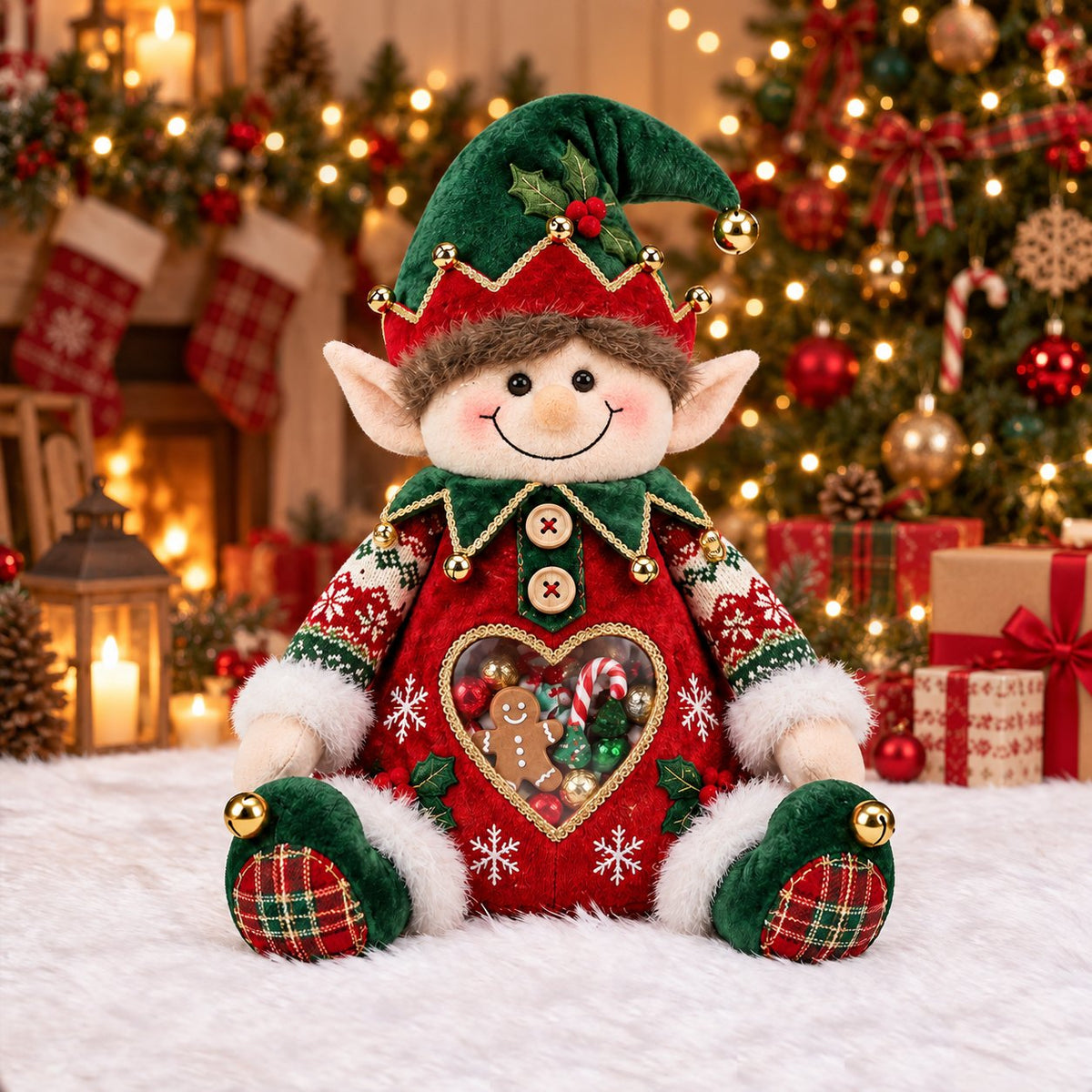 🎅 🎄 Christmas Character Refillable Treat Holder