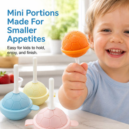 Mini Soccer Ball Silicone Popsicle Mold Set