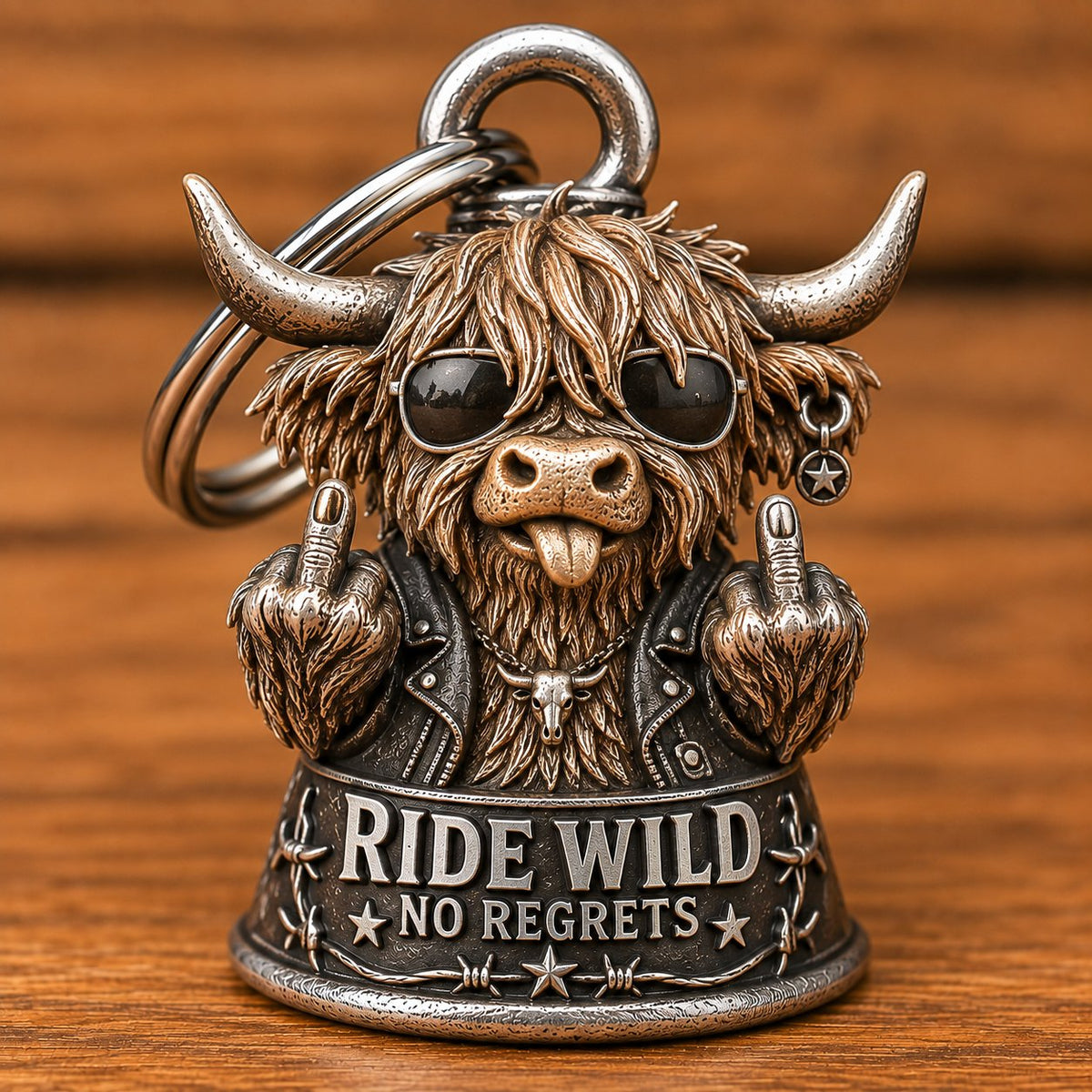 🏍️Funny Motorcycle Biker Bells - Crazy Rider Gift For Him🔔