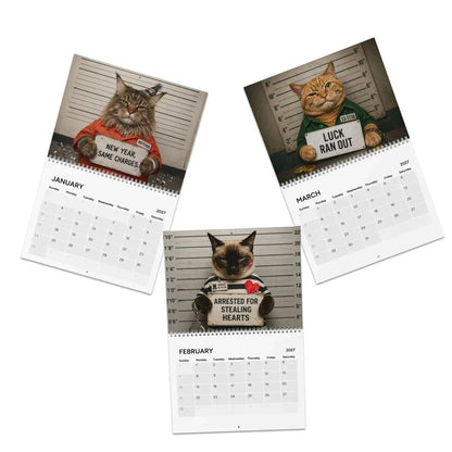 😂 Funny Cat Mugshots 2027 Calendar 📅