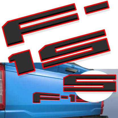 3D Raised Tailgate Letters – Premium ABS Overlay Trim Stickers