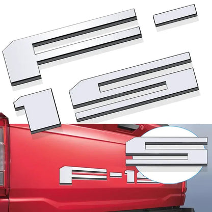 3D Raised Tailgate Letters – Premium ABS Overlay Trim Stickers