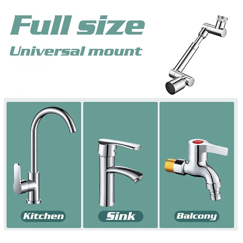 3D Filter Faucet Set - Multi-Angle Swivel Faucet Aerator with 3 Included Filter