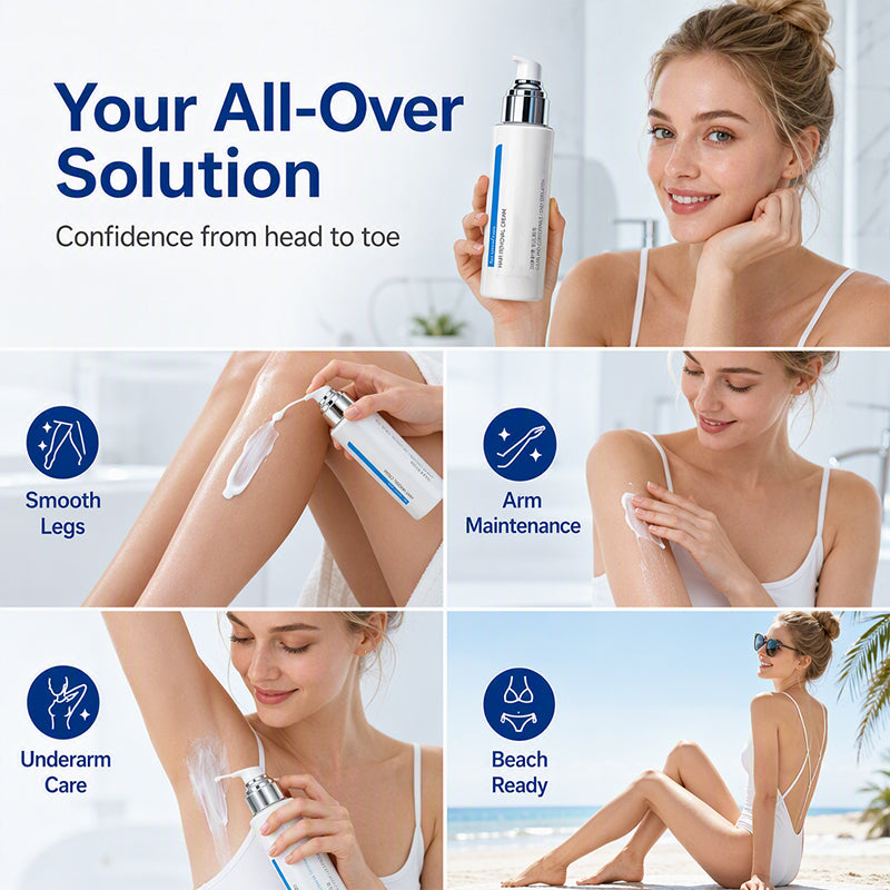 Hair removal cream for legs arms and underarms