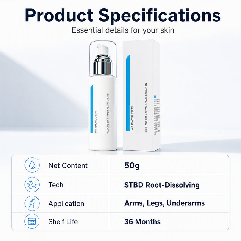 Hair removal cream specifications