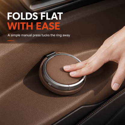 ⏳Limited-time 50% off⏰Foldable Car Door Cup Holder — Large Diameter, Premium Faux Leather, Clip-On🚗☕