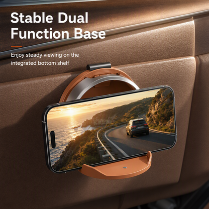 ⏳Limited-time 50% off⏰Foldable Car Door Cup Holder — Large Diameter, Premium Faux Leather, Clip-On🚗☕