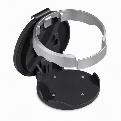⏳Limited-time 50% off⏰Foldable Car Door Cup Holder — Large Diameter, Premium Faux Leather, Clip-On🚗☕