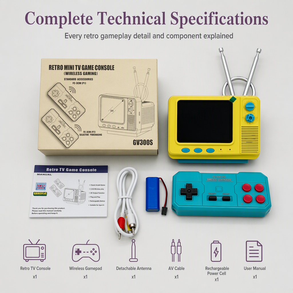🎮🕹️Retro Mini TV Game Console